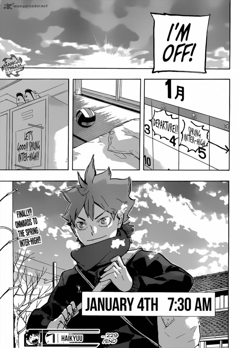 Haikyu Chapter 229 Page 19