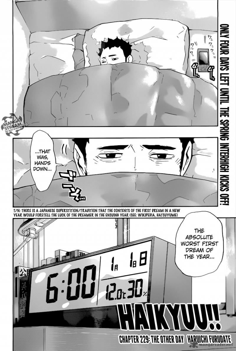 Haikyu Chapter 229 Page 4