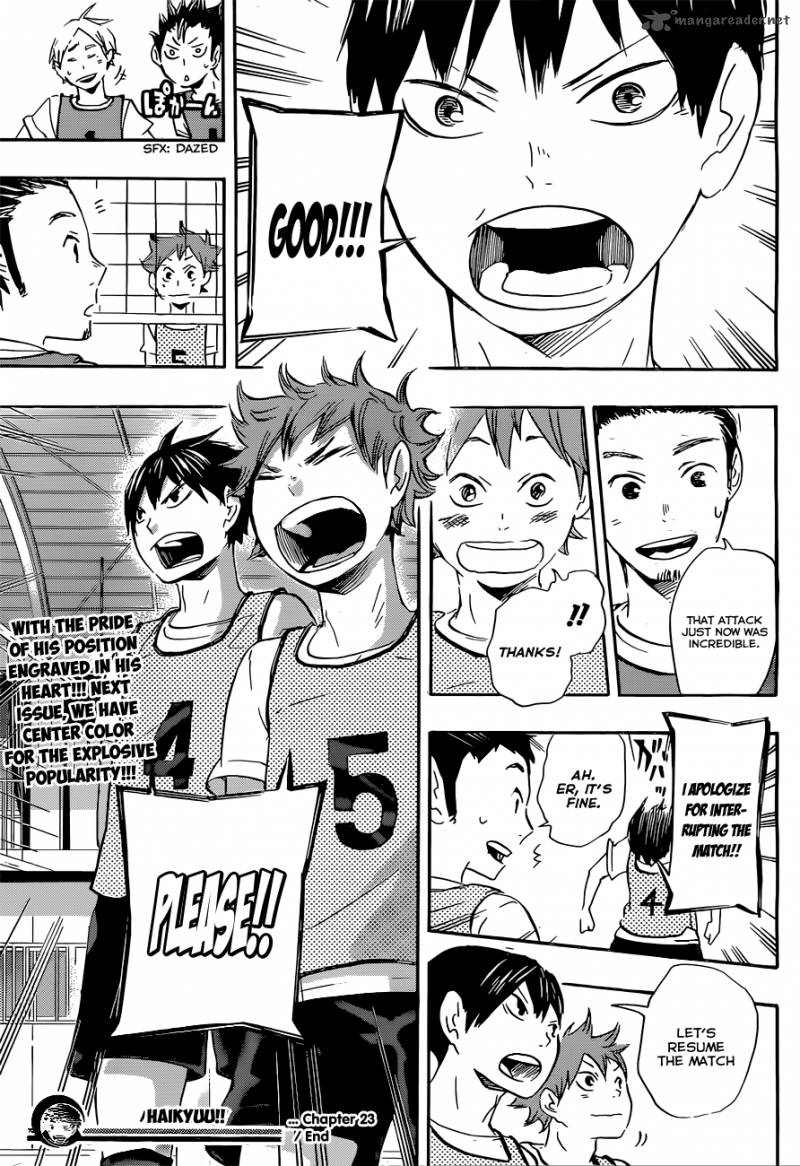 Haikyu Chapter 23 Page 18