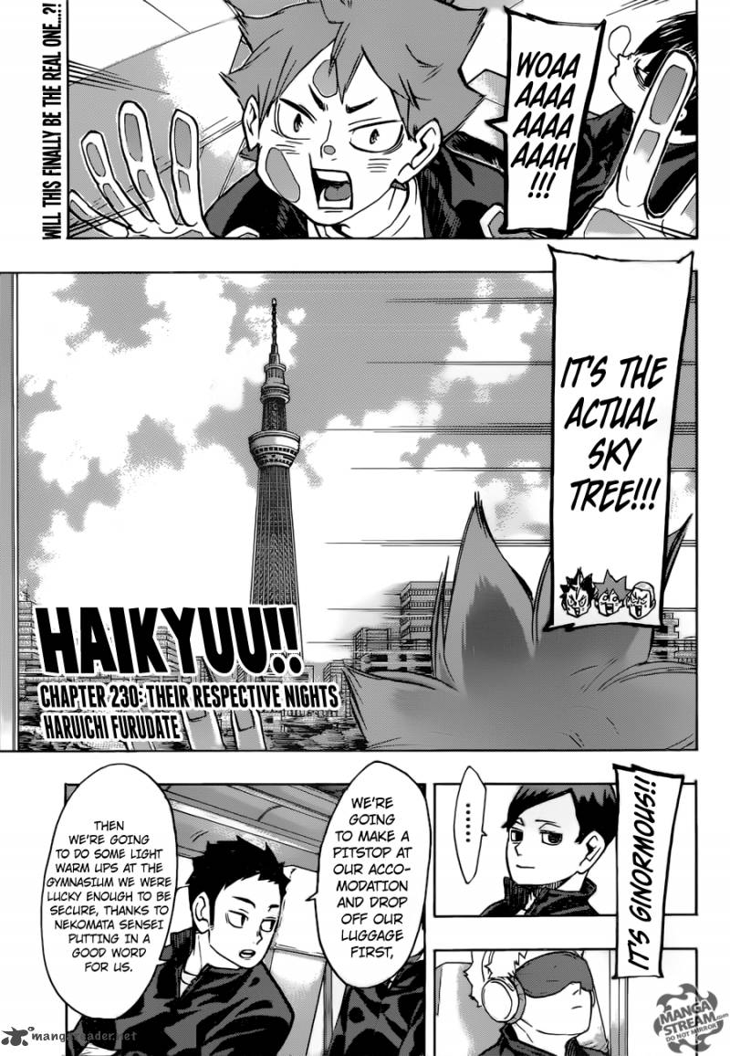 Haikyu Chapter 230 Page 1