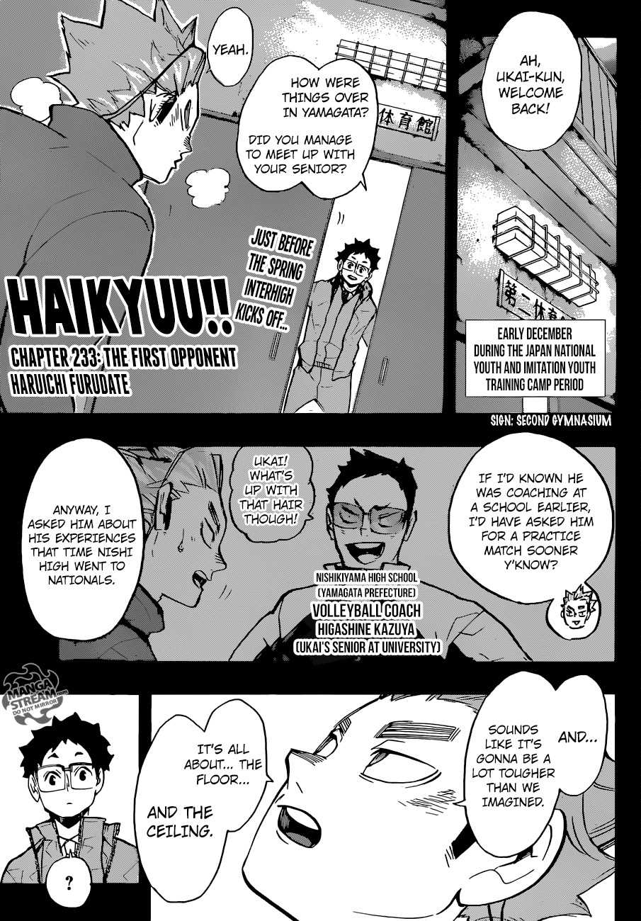 Haikyu Chapter 233 Page 1