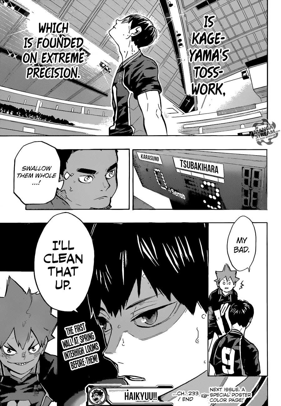 Haikyu Chapter 233 Page 18