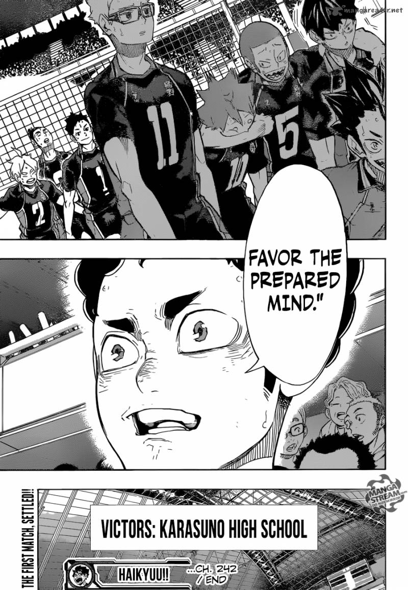 Haikyu Chapter 242 Page 18