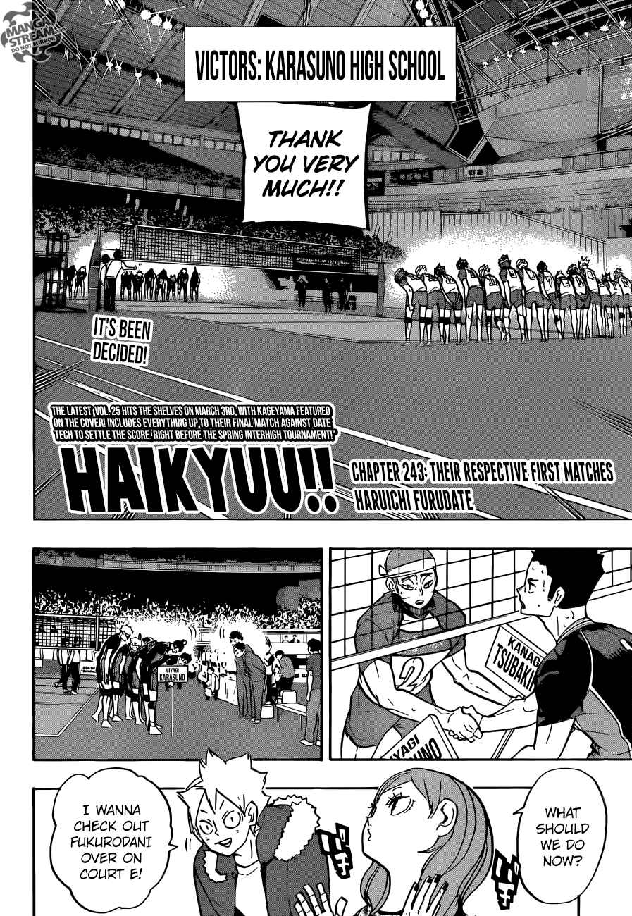 Haikyu Chapter 243 Page 2