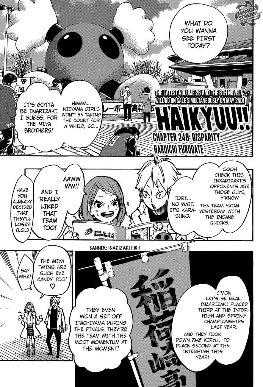 Haikyu Chapter 248 Page 1