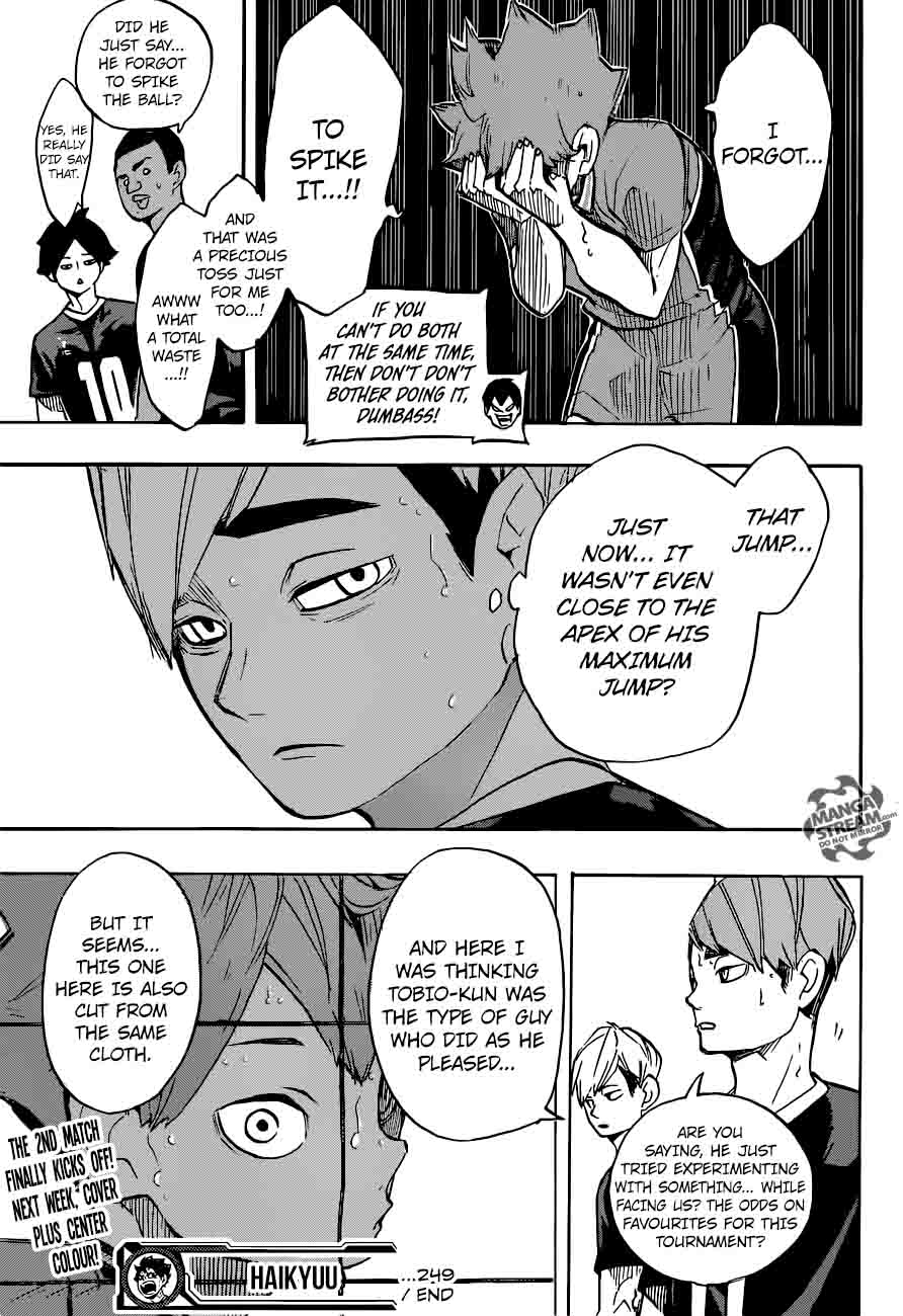 Haikyu Chapter 249 Page 20