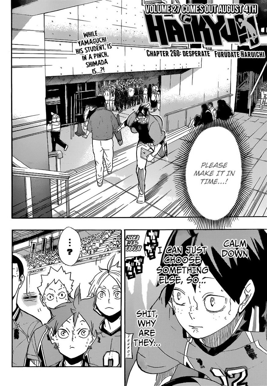 Haikyu Chapter 260 Page 2