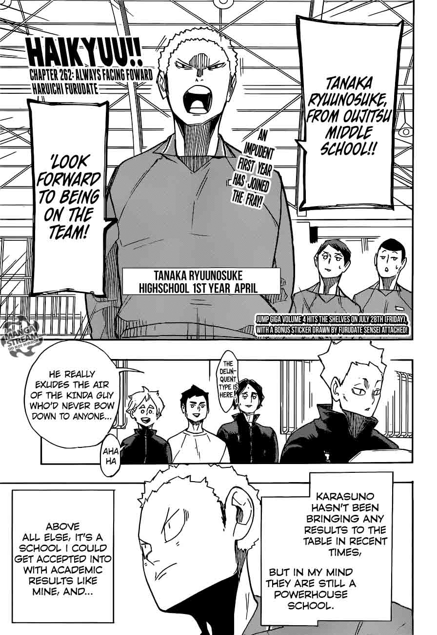 Haikyu Chapter 262 Page 1