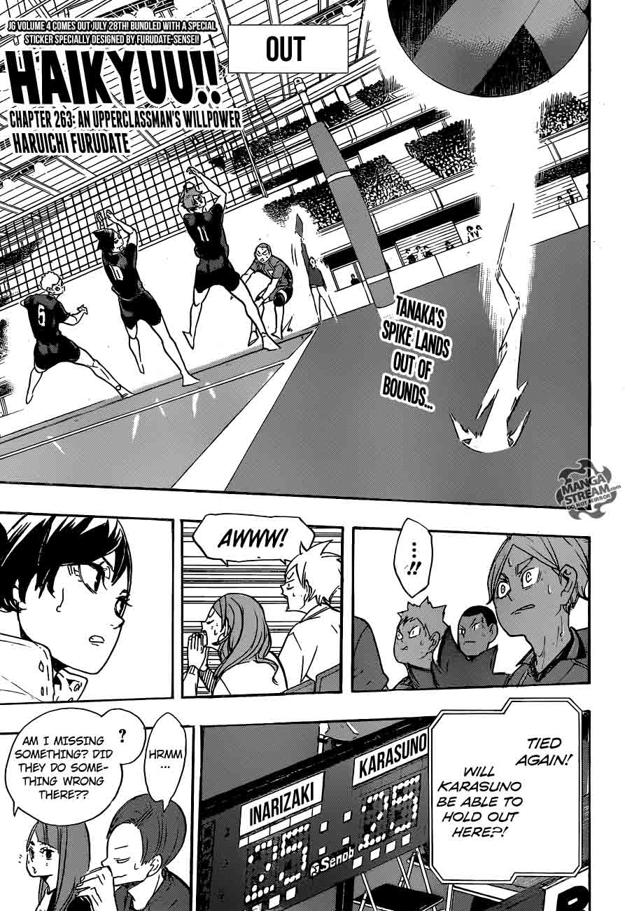 Haikyu Chapter 263 Page 1