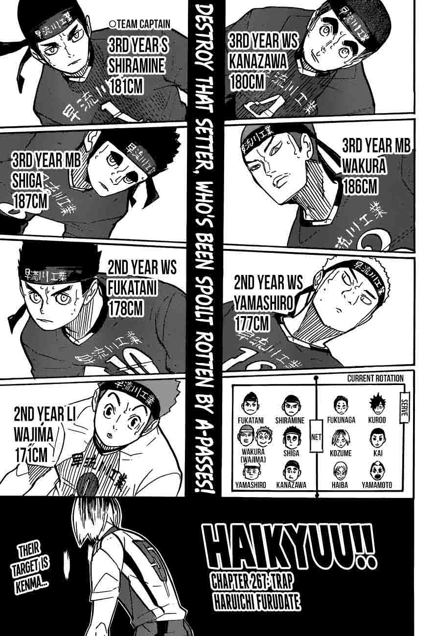 Haikyu Chapter 267 Page 1