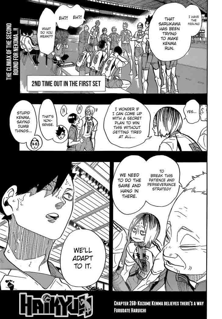 Haikyu Chapter 268 Page 1