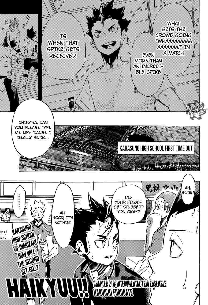 Haikyu Chapter 270 Page 1