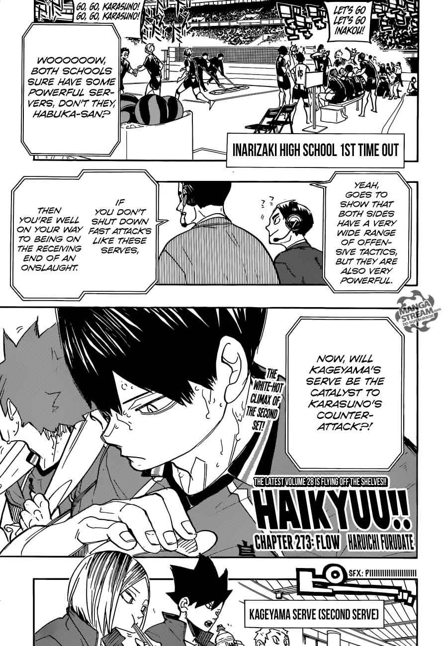 Haikyu Chapter 273 Page 1