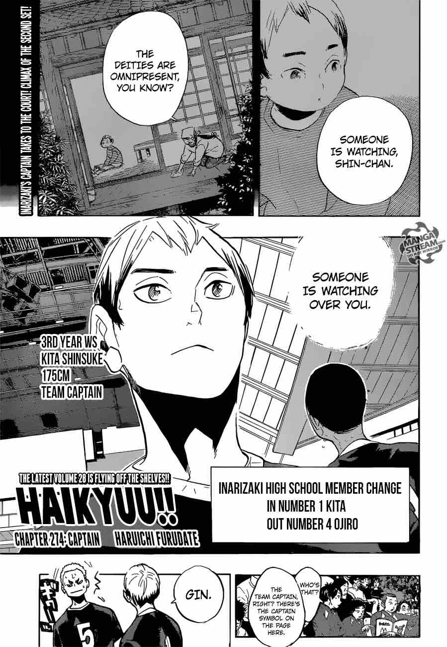 Haikyu Chapter 274 Page 1