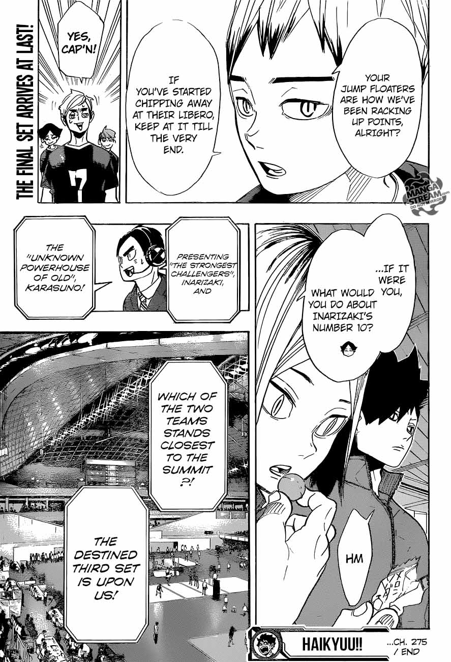 Haikyu Chapter 275 Page 18