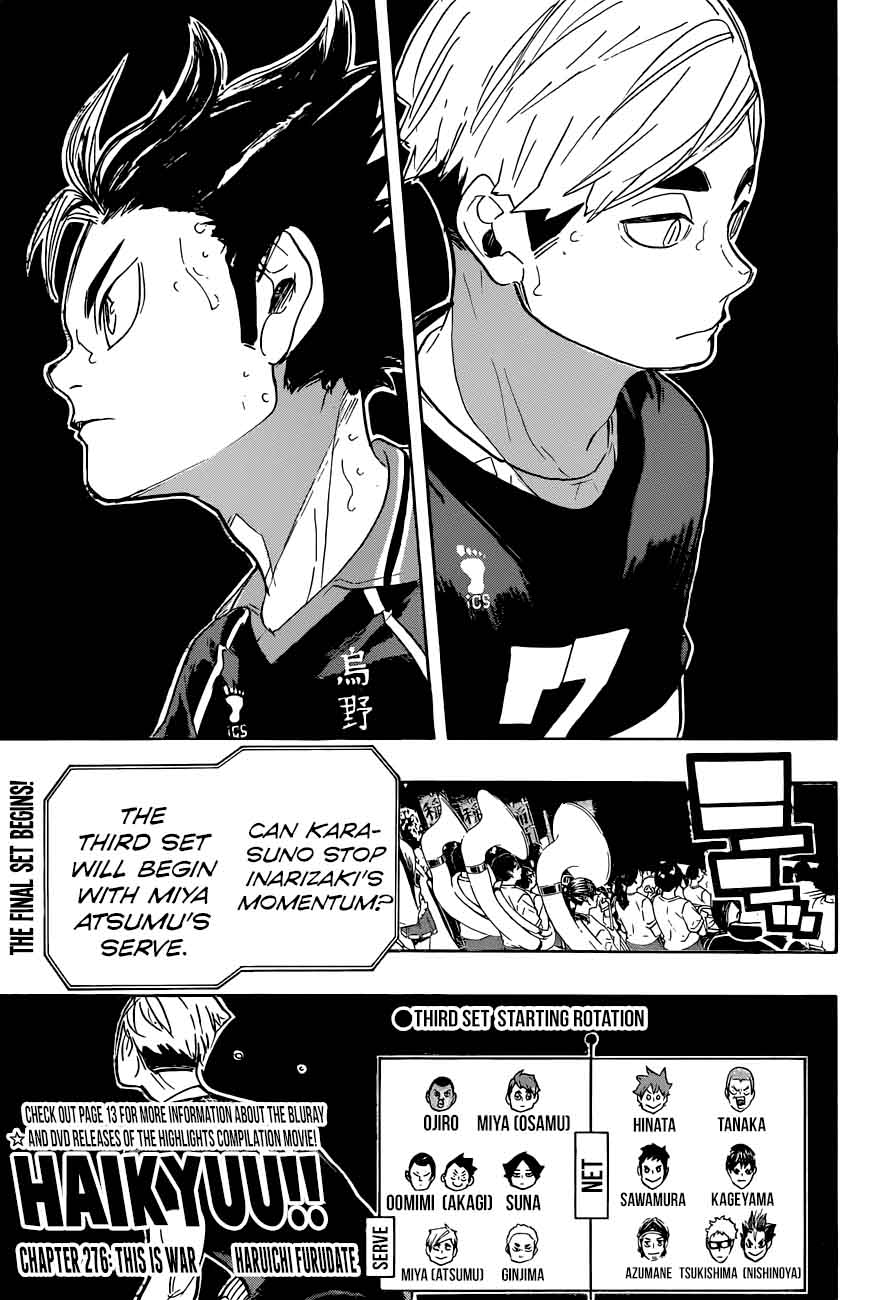 Haikyu Chapter 276 Page 1