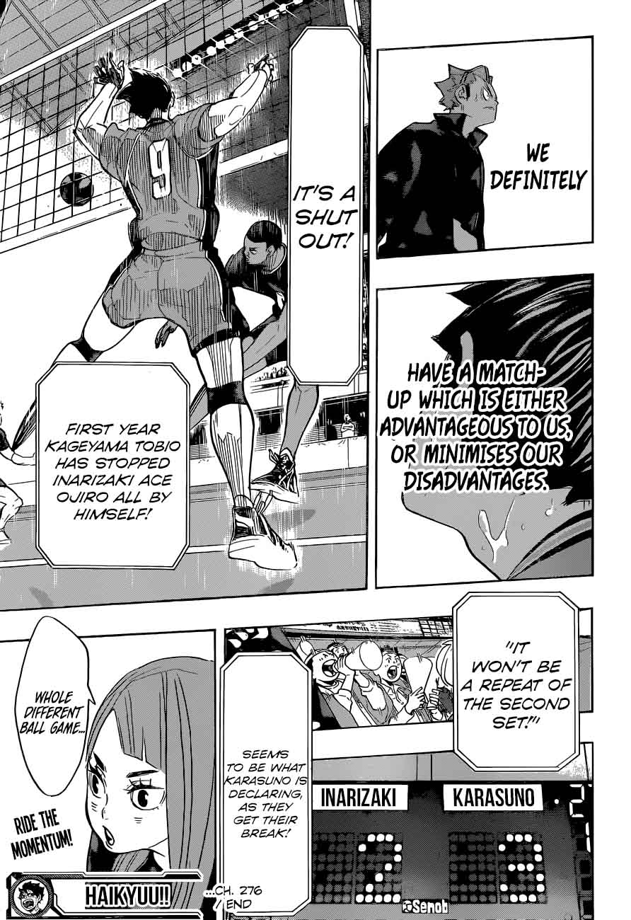 Haikyu Chapter 276 Page 19