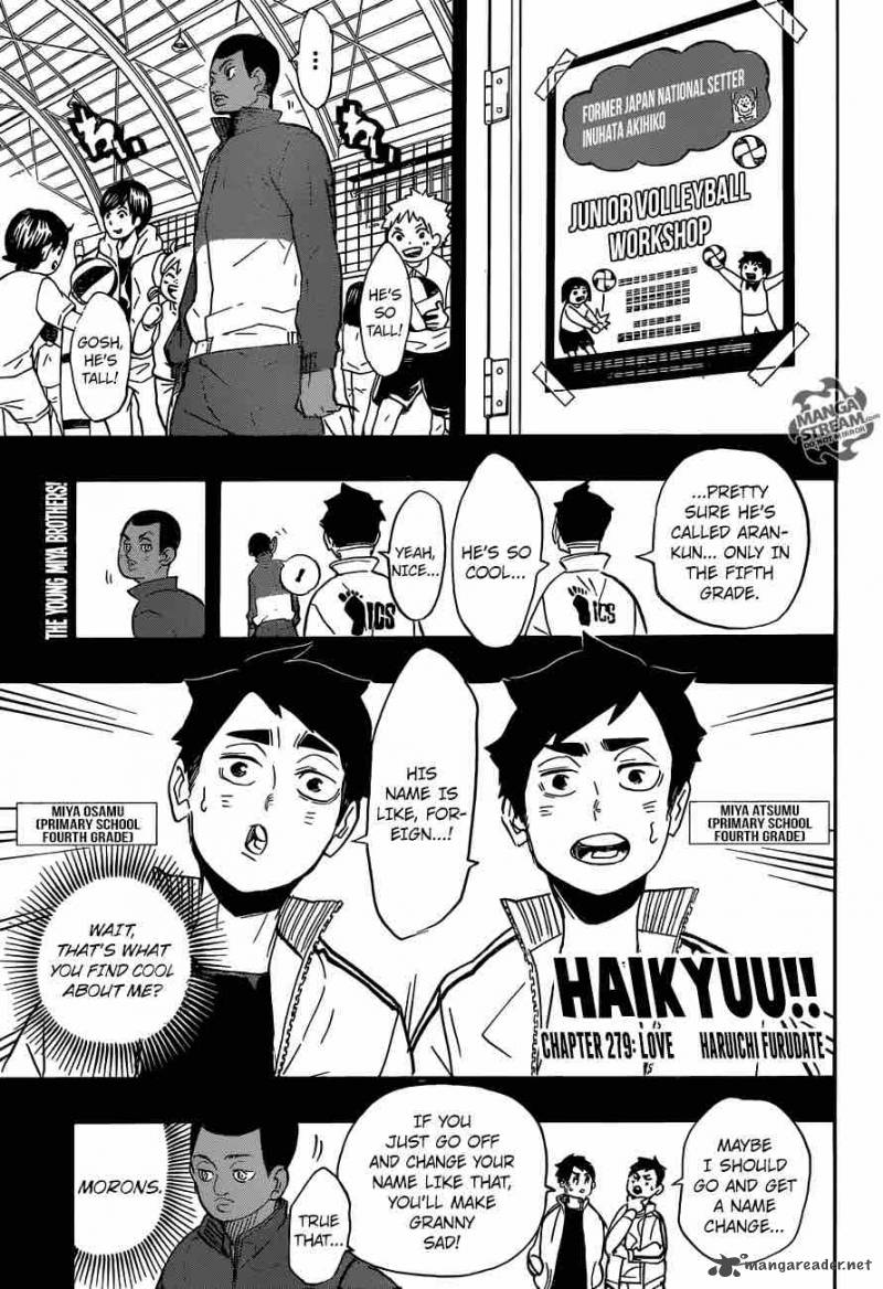 Haikyu Chapter 279 Page 1