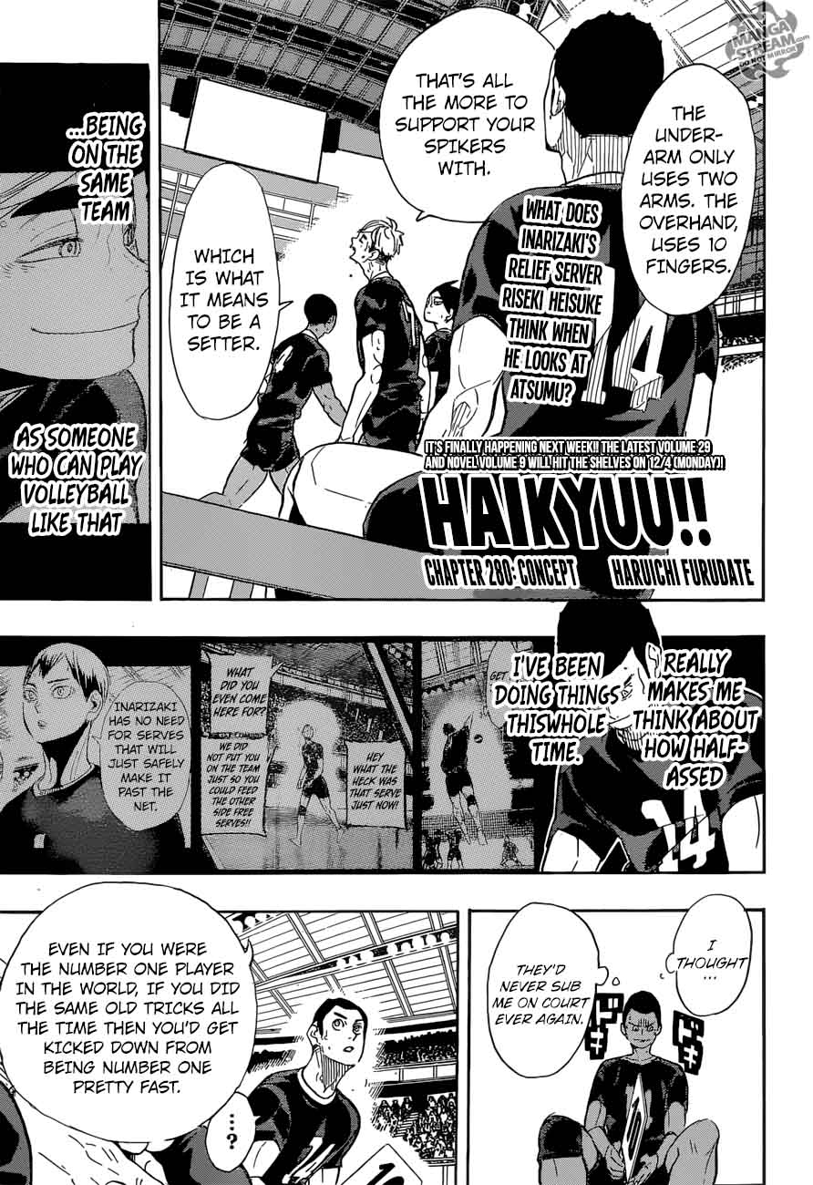 Haikyu Chapter 280 Page 1