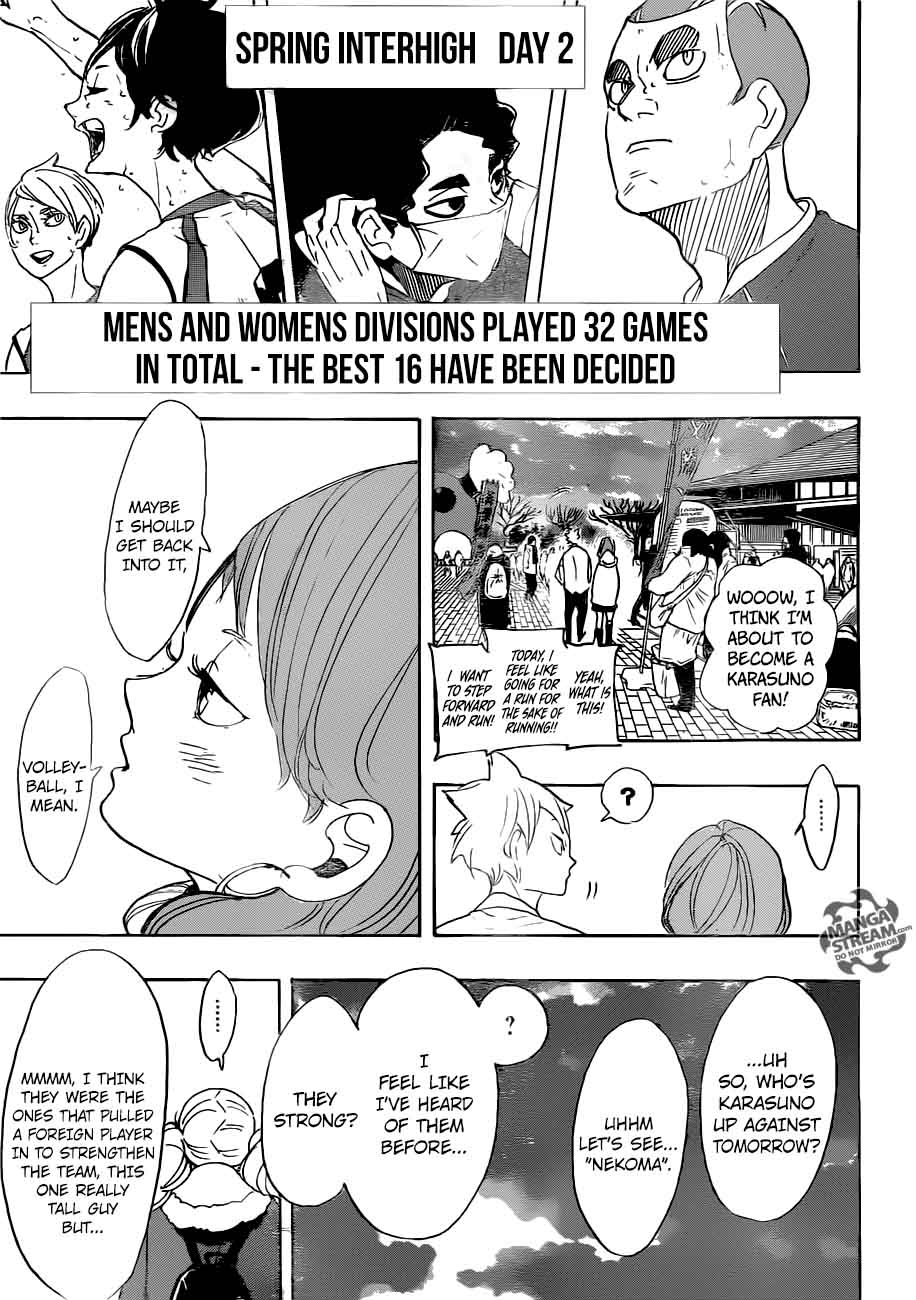 Haikyu Chapter 292 Page 3