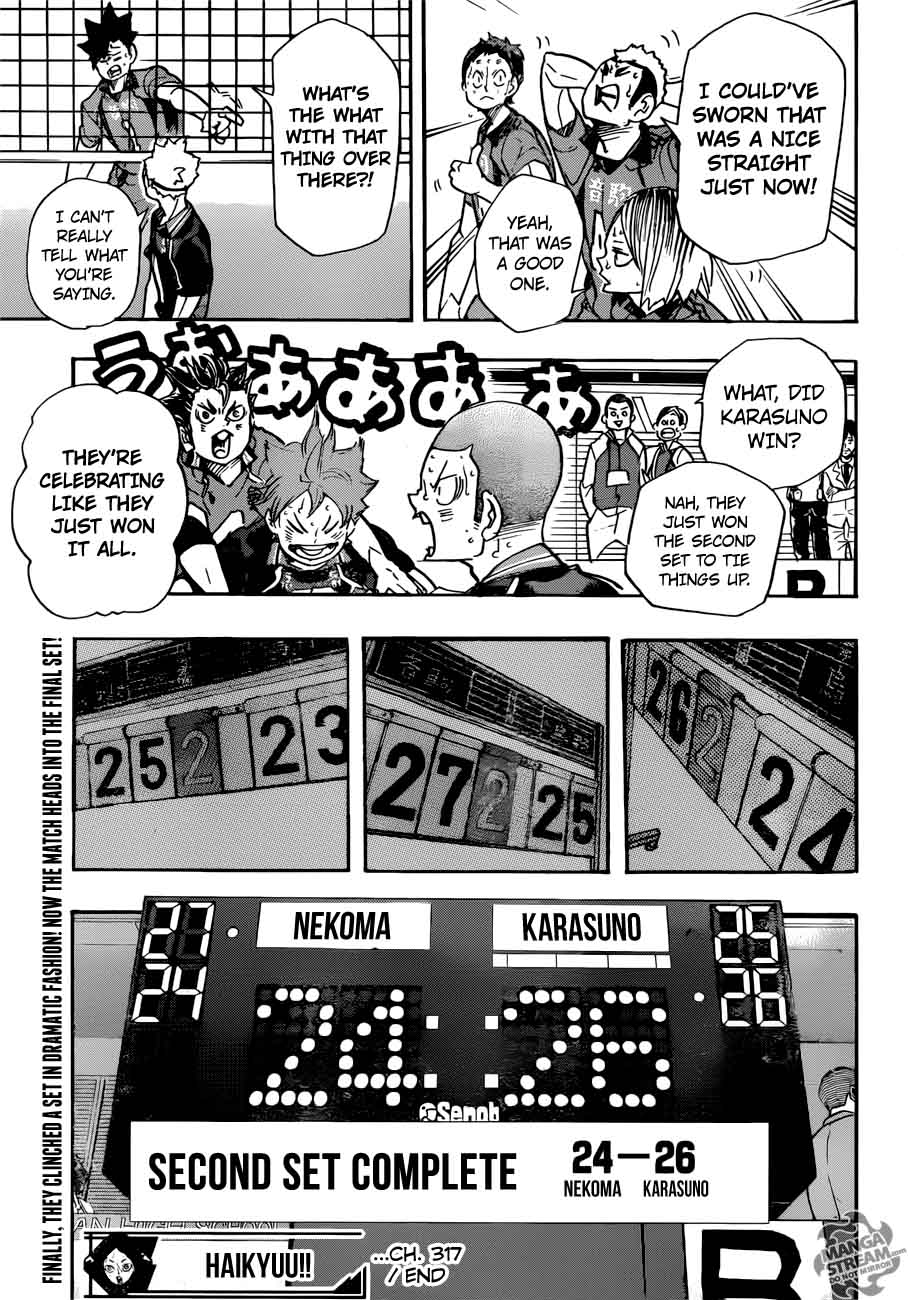 Haikyu Chapter 317 Page 17