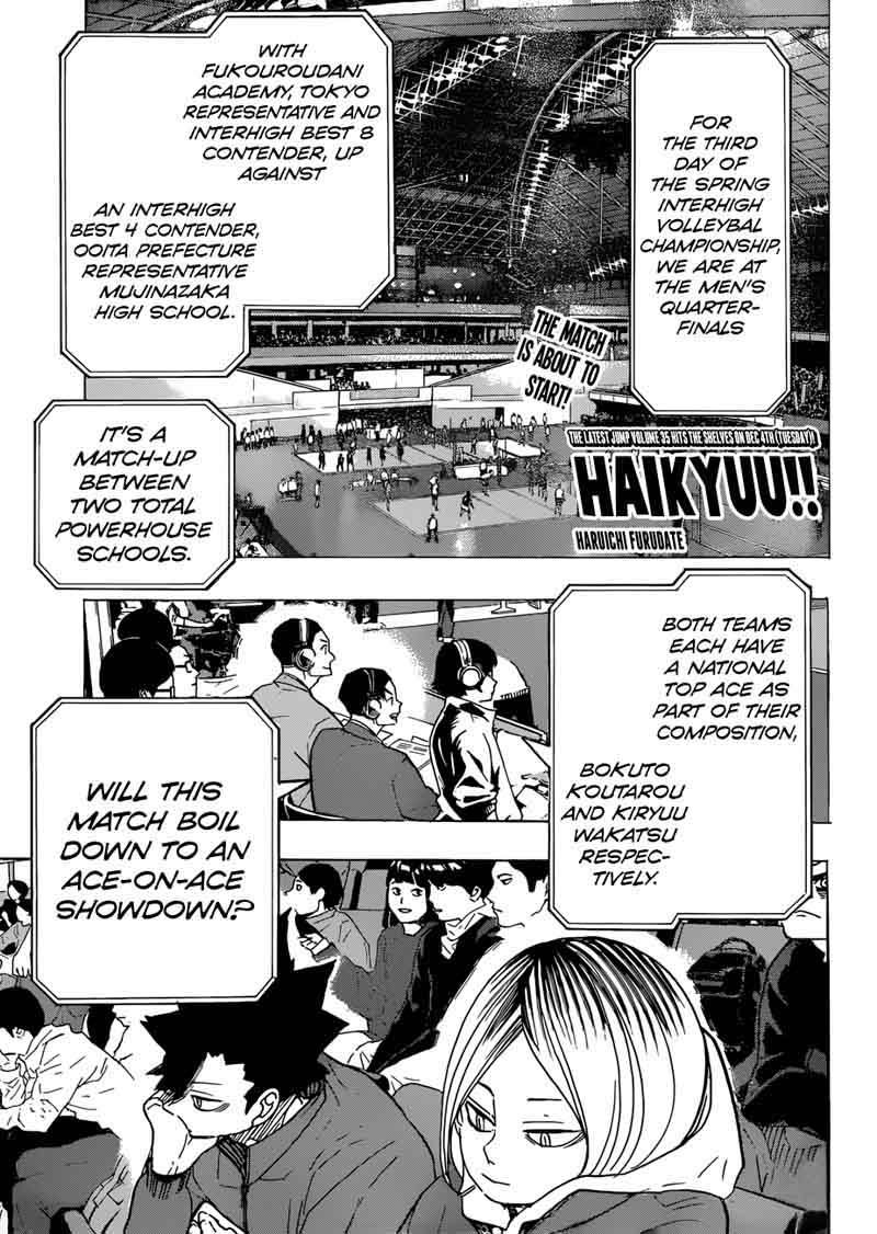 Haikyu Chapter 328 Page 1