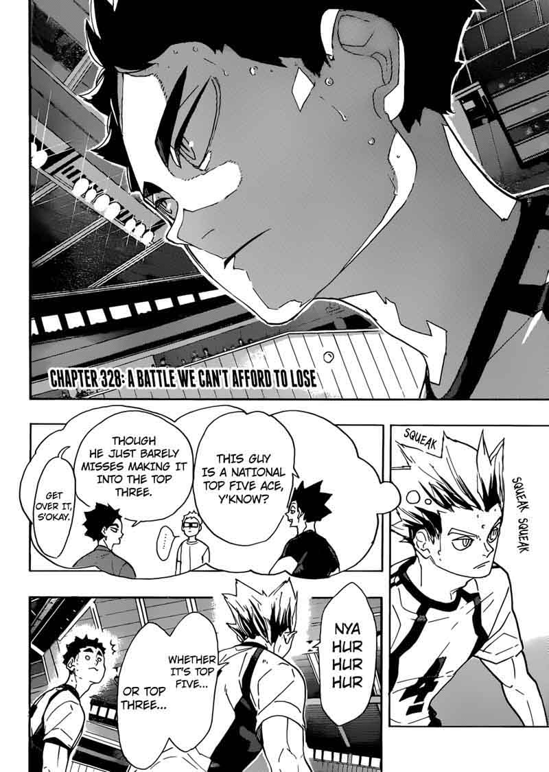 Haikyu Chapter 328 Page 4