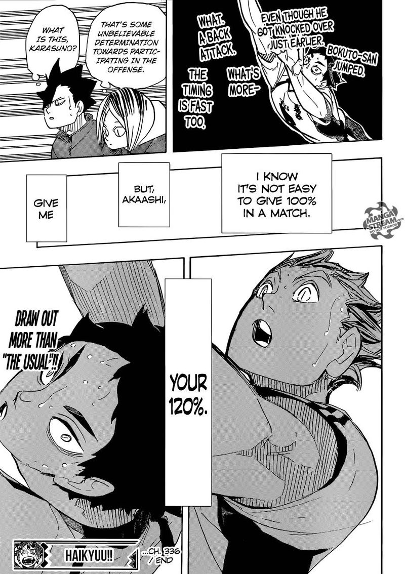 Haikyu Chapter 336 Page 16