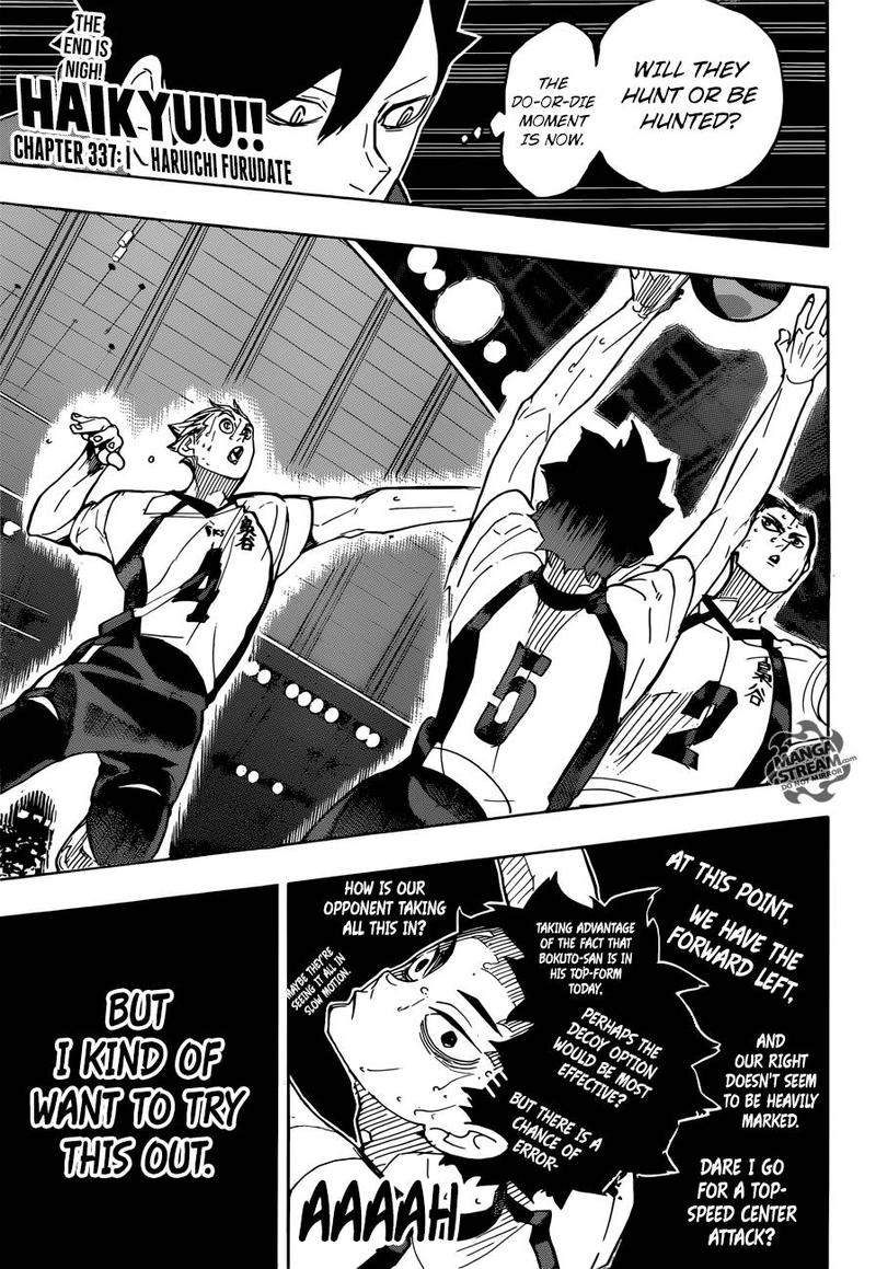 Haikyu Chapter 337 Page 1