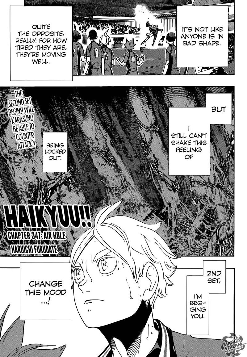 Haikyu Chapter 347 Page 1