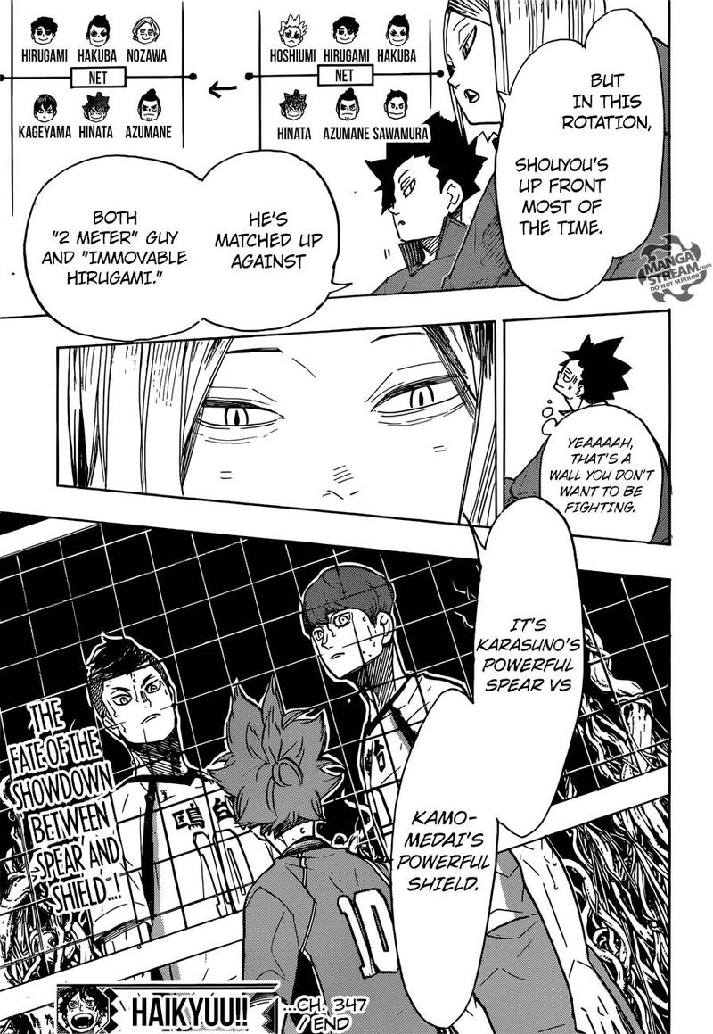 Haikyu Chapter 347 Page 17