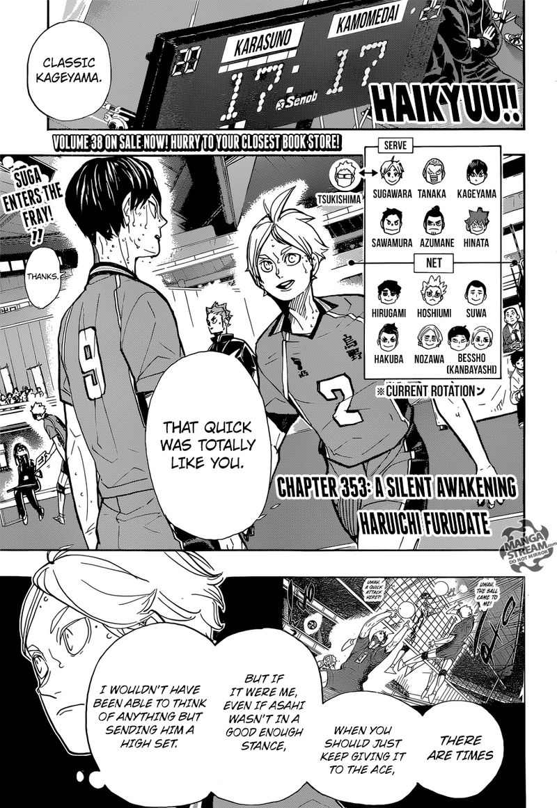 Haikyu Chapter 353 Page 1