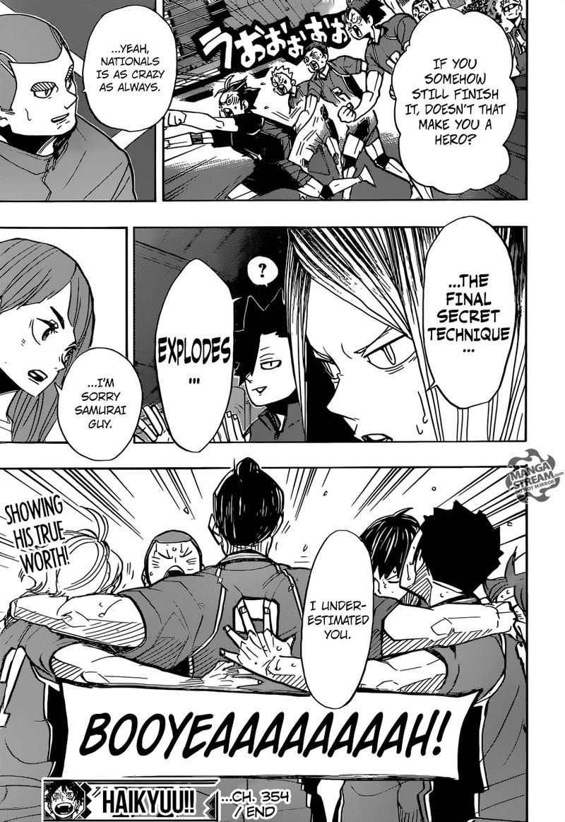 Haikyu Chapter 354 Page 20