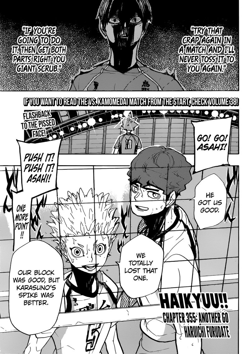 Haikyu Chapter 355 Page 1