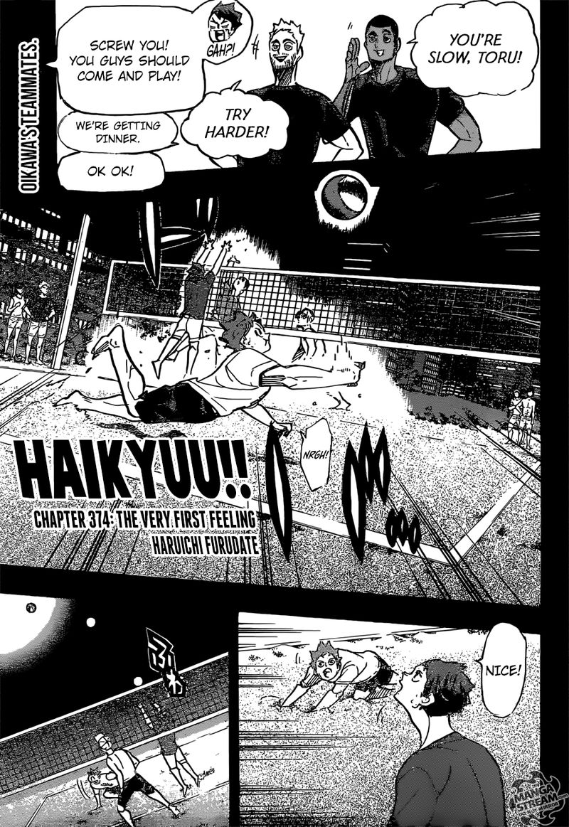 Haikyu Chapter 374 Page 1