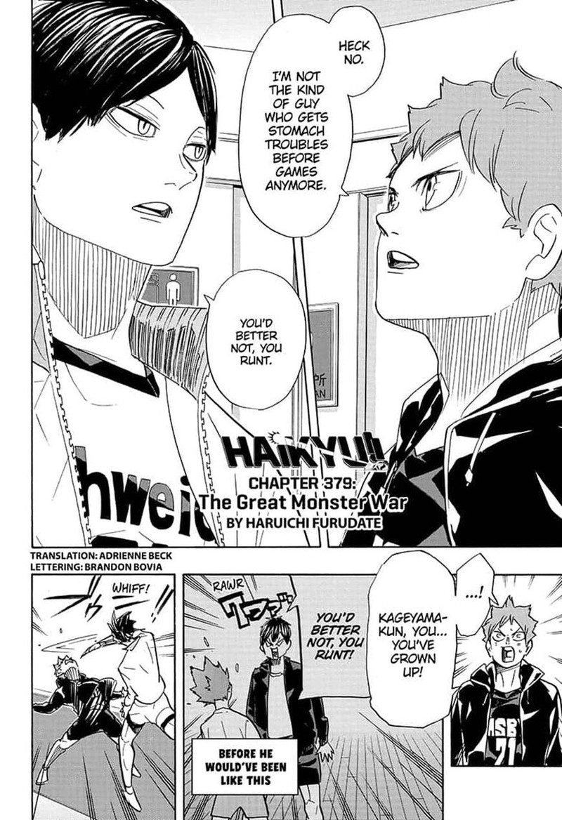 Haikyu Chapter 379 Page 2