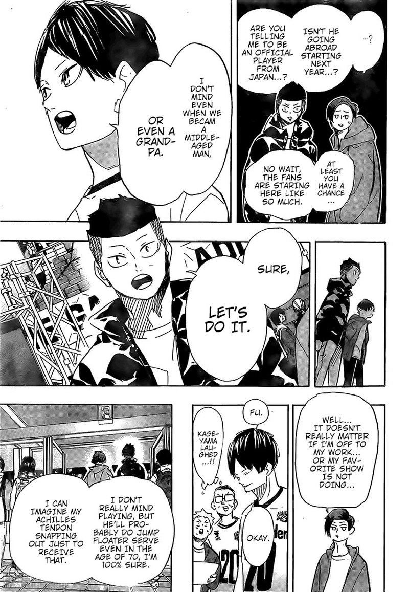 Haikyu Chapter 401 Page 18