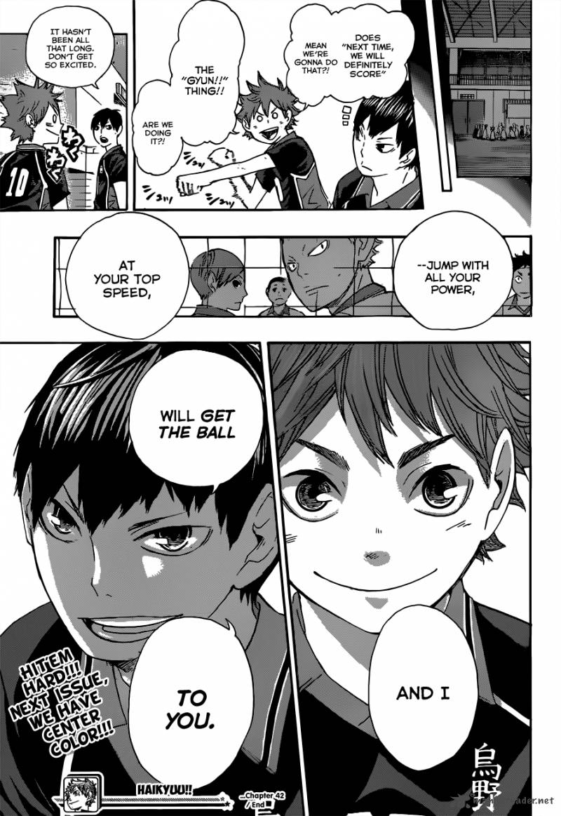 Haikyu Chapter 42 Page 20