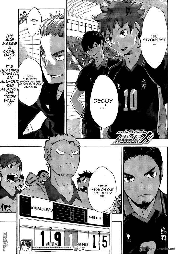 Haikyu Chapter 44 Page 19