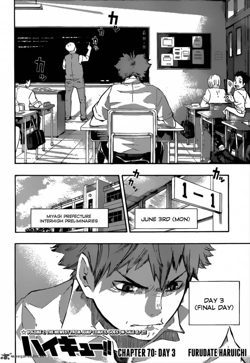 Haikyu Chapter 70 Page 3