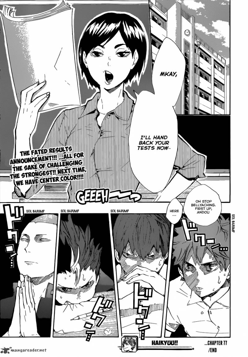 Haikyu Chapter 77 Page 21