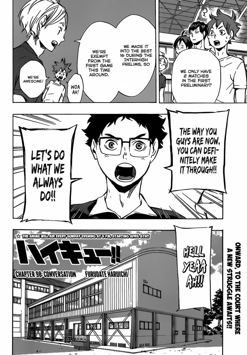 Haikyu Chapter 98 Page 3