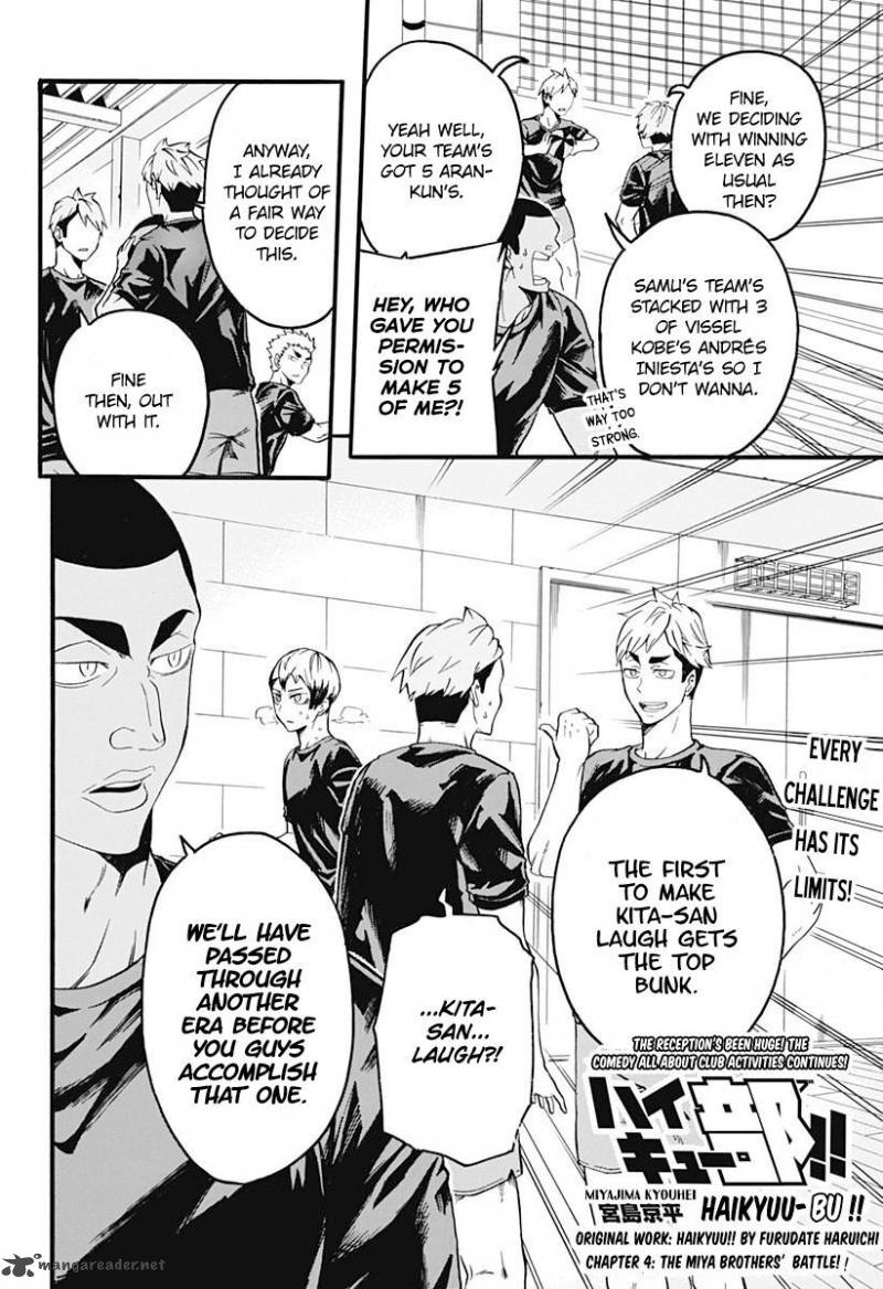 Haikyuu Bu Chapter 4 Page 2