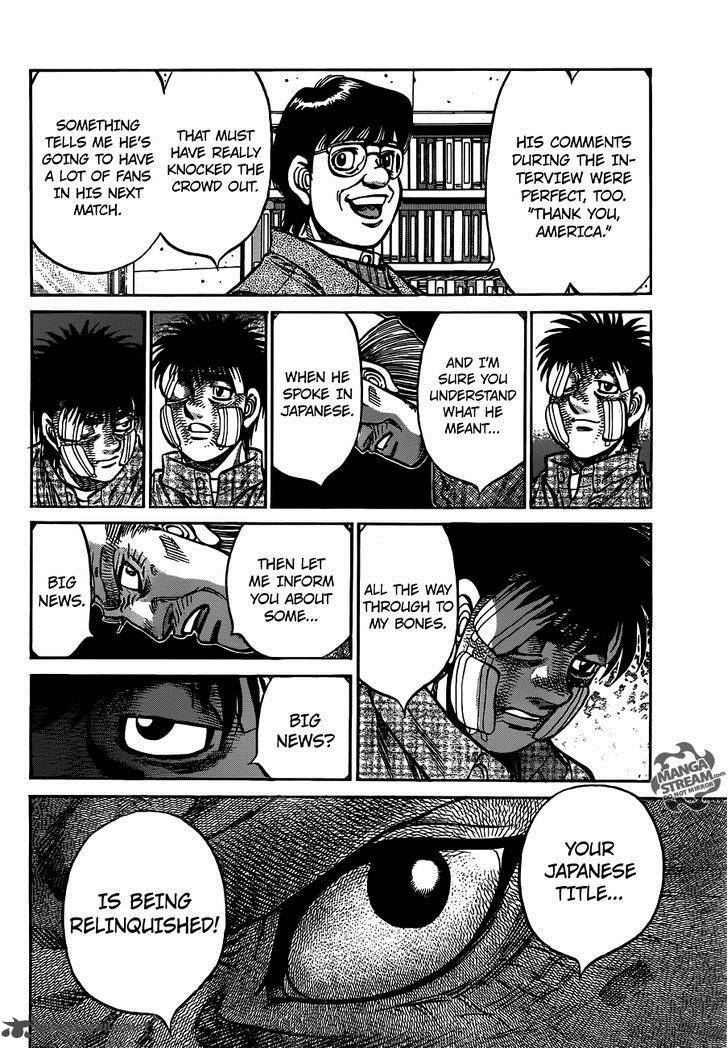 Hajime No Ippo Chapter 1009 Page 14