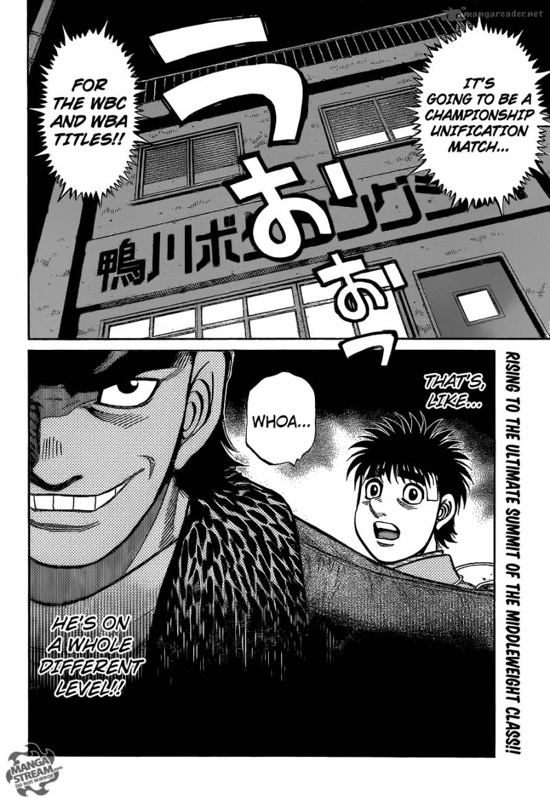 Hajime No Ippo Chapter 1077 Page 16