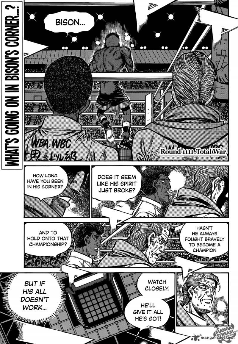 Hajime No Ippo Chapter 1111 Page 3