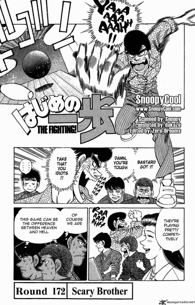 Hajime No Ippo Chapter 172 Page 1