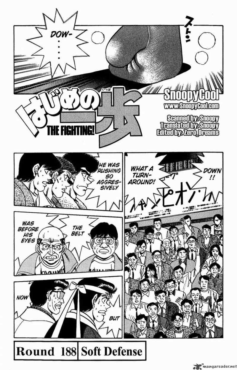 Hajime No Ippo Chapter 188 Page 4