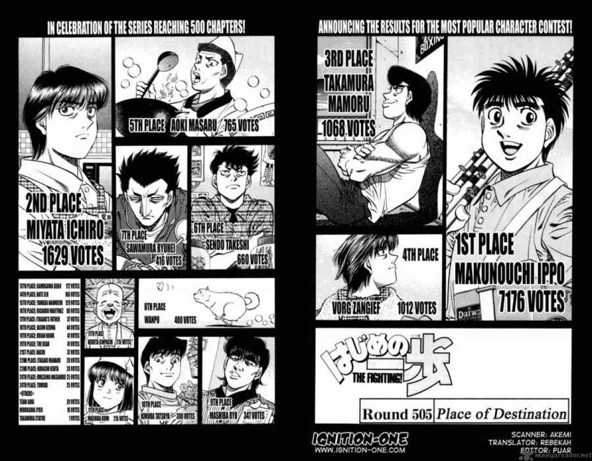 Hajime No Ippo Chapter 505 Page 2