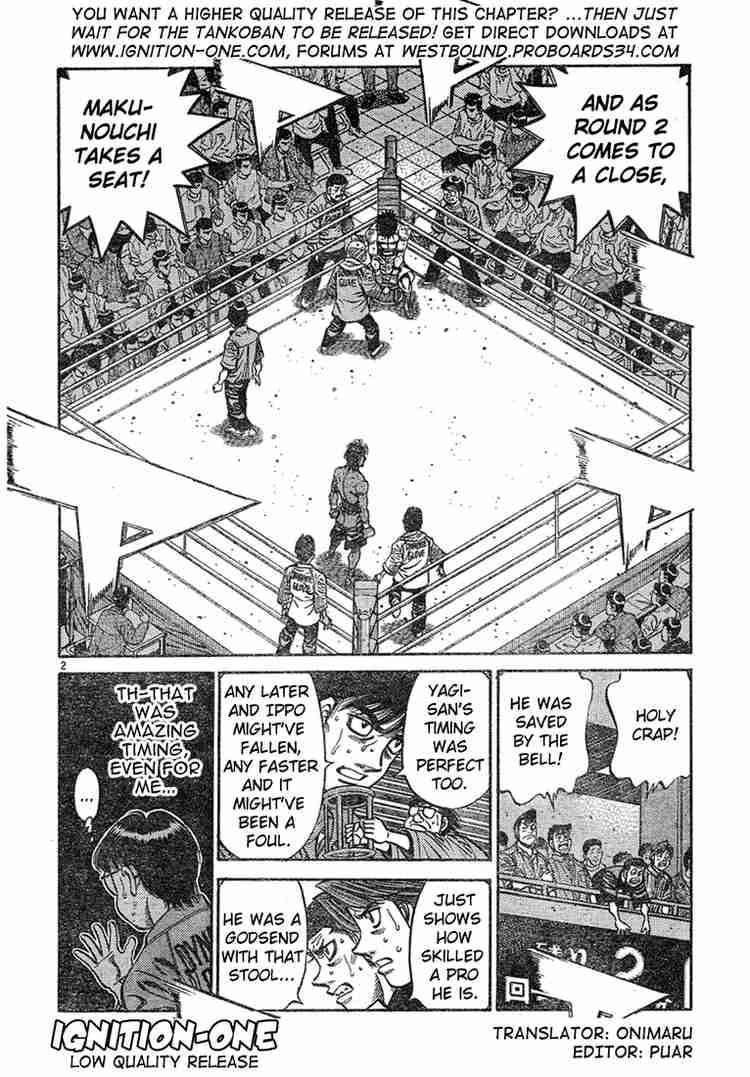 Hajime No Ippo Chapter 735 Page 2